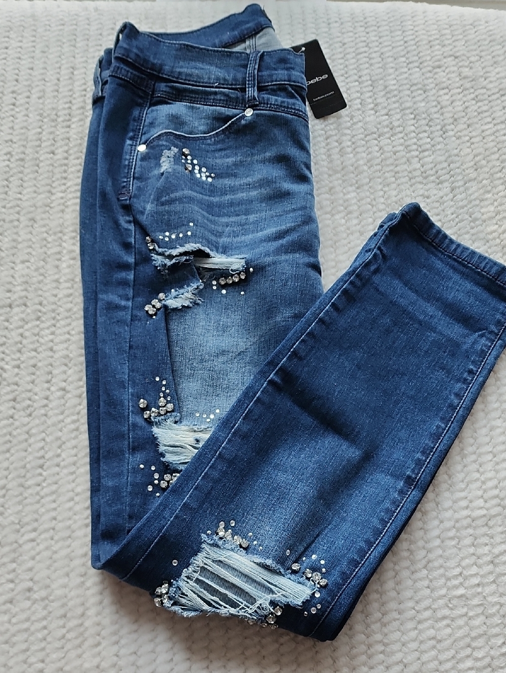 Bebe Dark Blue Soft Jeans Brand New